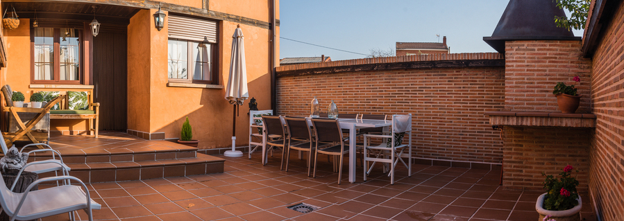 Patio de la casa