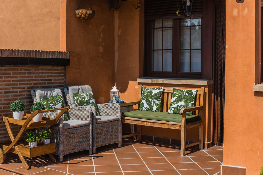 Patio de la casa